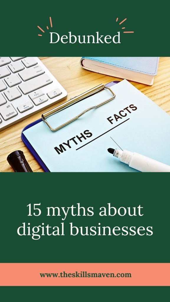 15 Myths about running a digital business